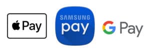 Apple Pay, Samsung Pay and G Pay
